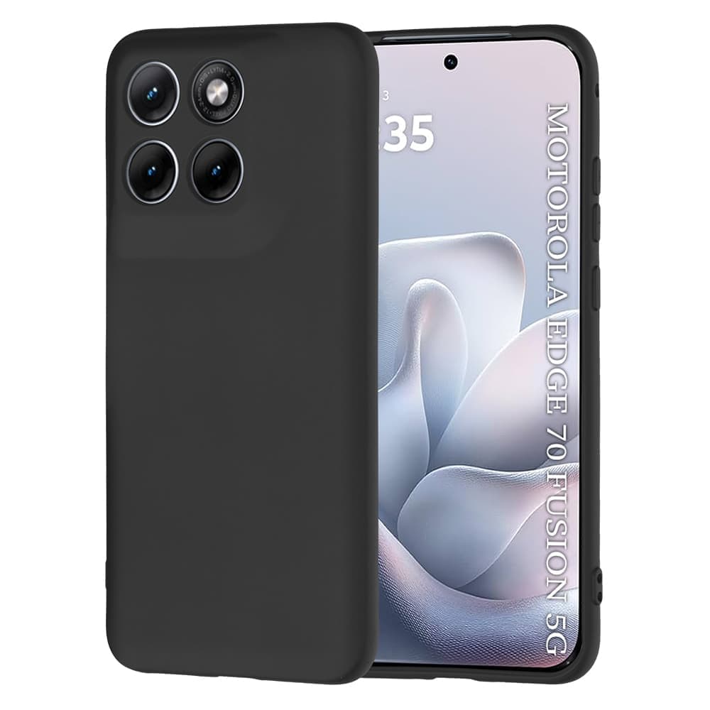 Techsuit SoftFlex - θήκη για Motorola Edge 70 Fusion - Μαύρο