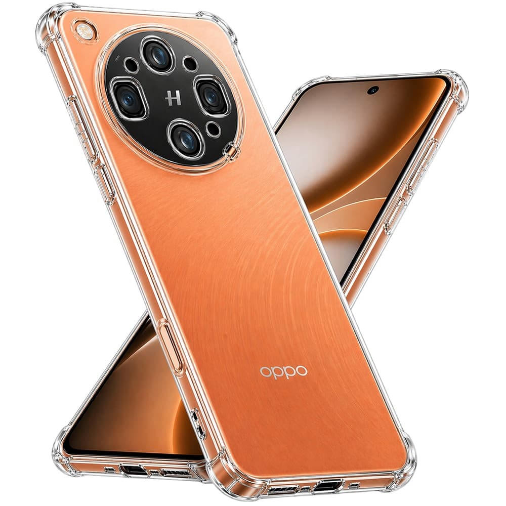 Techsuit Shockproof Clear Silicone - θήκη για Oppo Find X9 Ultra - Διάφανο