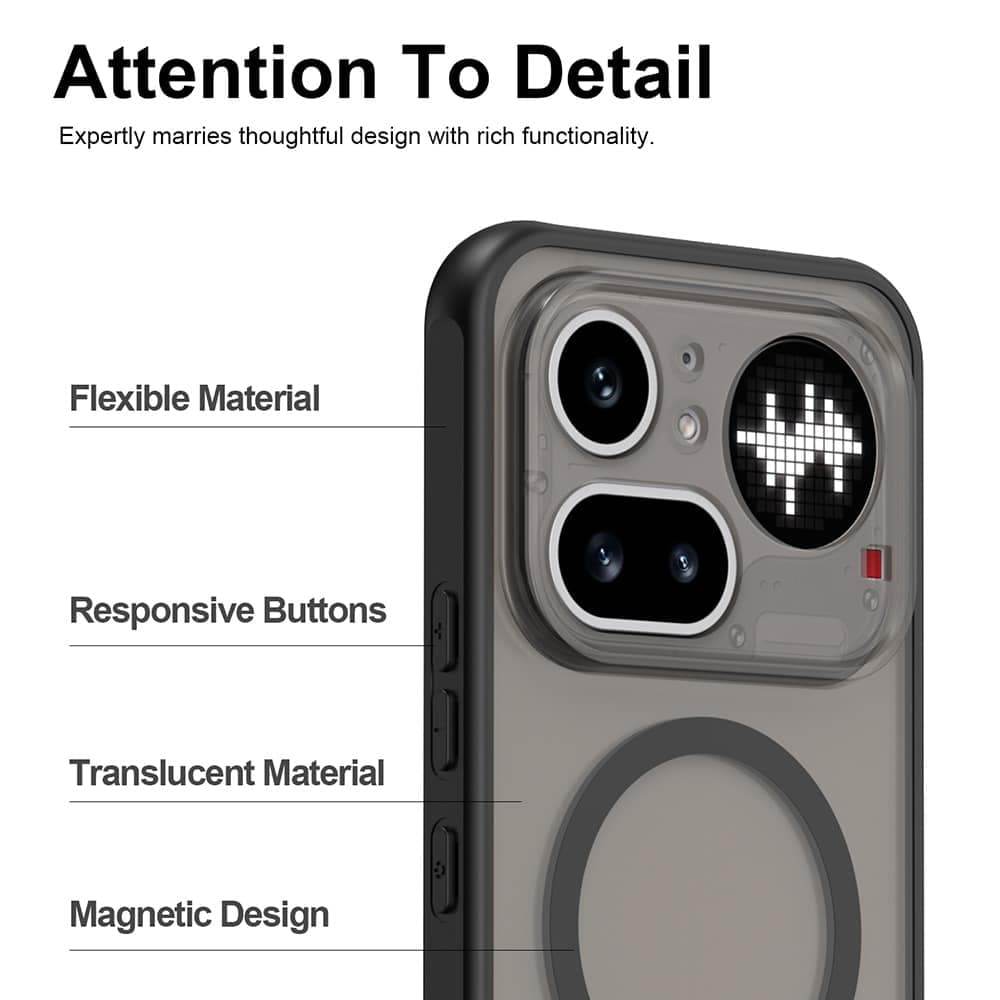 Techsuit HaloFrost II - θήκη για Nothing Phone (4a) Pro - Μαύρο 4