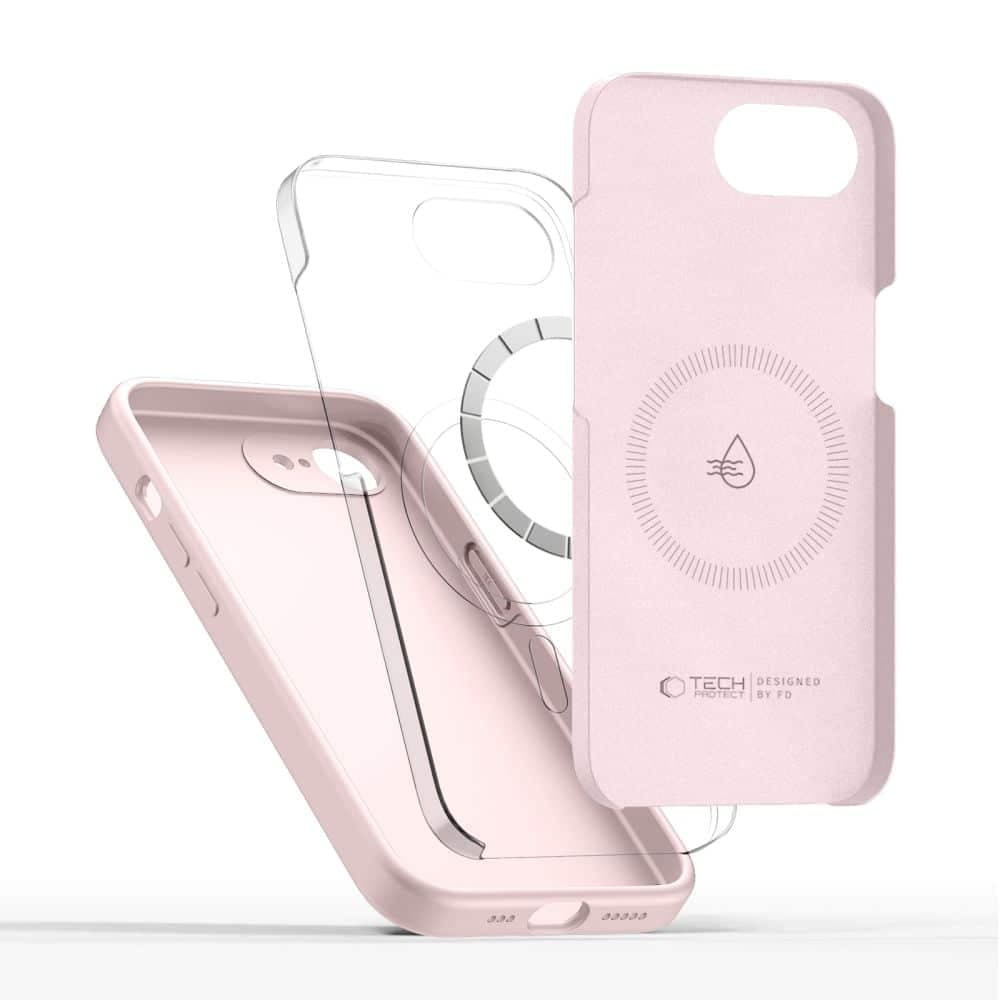 TECH-PROTECT SILICONE MAGSAFE - θήκη για Apple iPhone 16e / 17e - Ροζ 3
