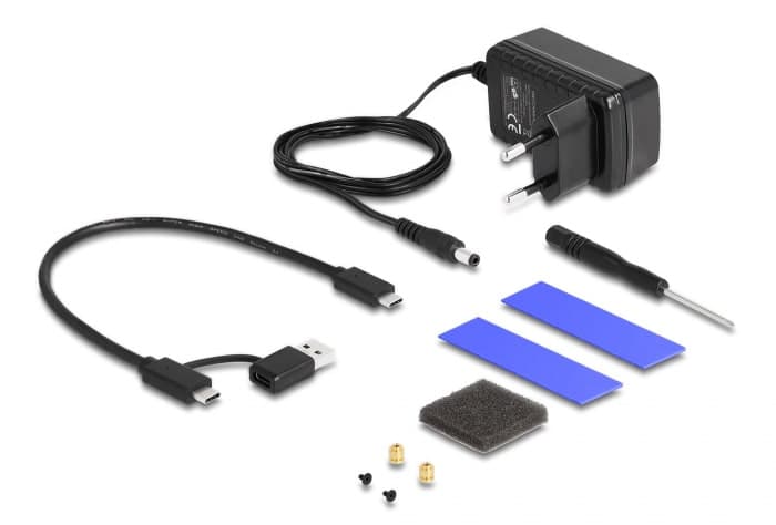 DELOCK θήκη M.2 NVMe & SATA SSD/HDD 42020, 10Gbps, λειτουργία κλώνου 3