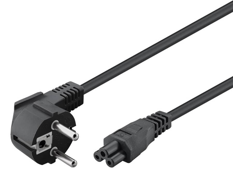 GOOBAY καλώδιο τροφοδοσίας 44877, γωνιακό, 0.75mm², 3m, μαύρο 2