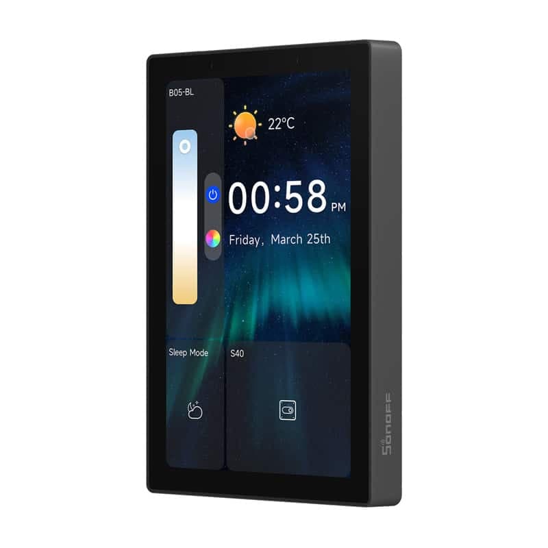 SONOFF NSPanel Pro 120 Έξυπνος Πίνακας Ελέγχου Matter WiFi/Bluetooth/ZigBee (μαύρο) 2