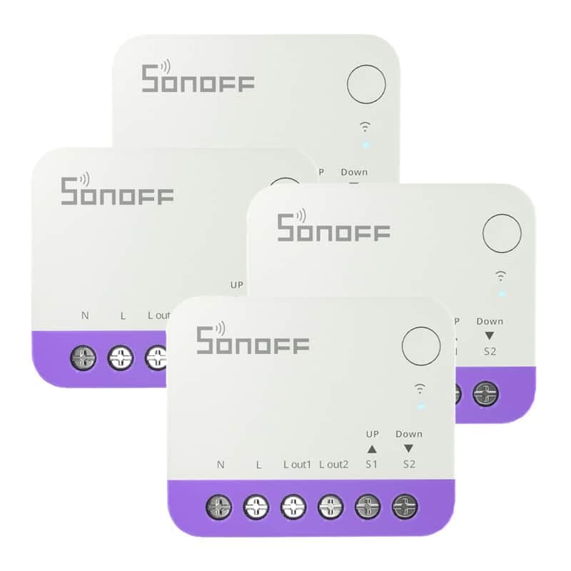 Sonoff MINI-RBS WiFi Smart Mini διακόπτης ρολού (4 τεμάχια)