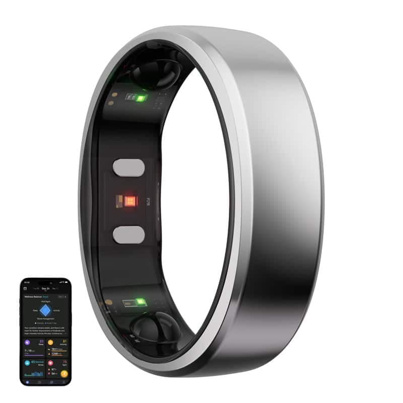 Smartring RingConn Gen 2 (μέγεθος 9, ασημί)