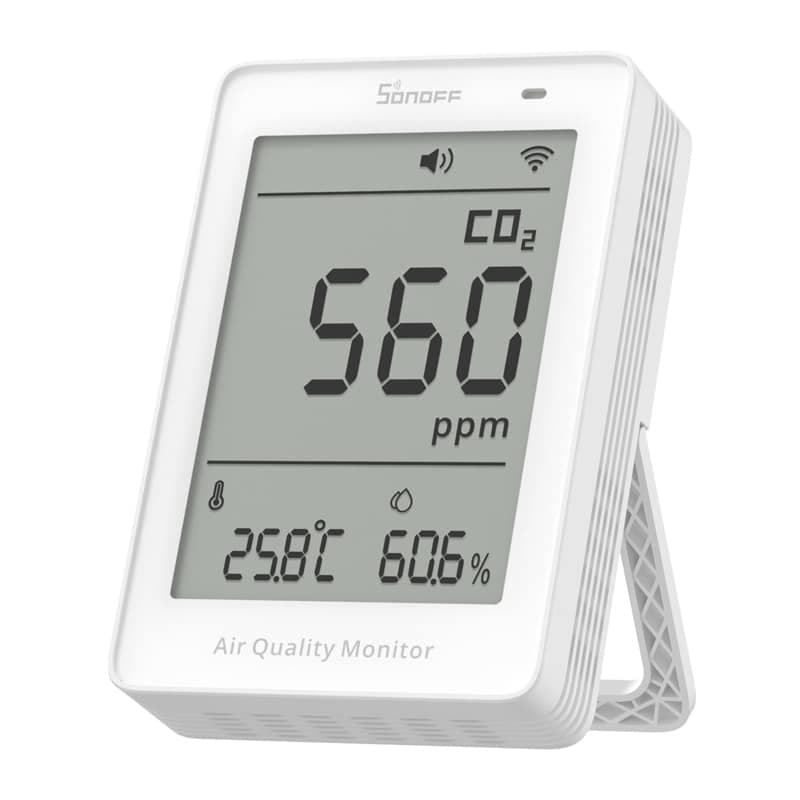 Sonoff AirGuard CO2 SAWF-08P WiFi LCD Μετρητής ποιότητας αέρα