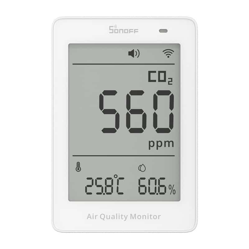 Sonoff AirGuard CO2 SAWF-08P WiFi LCD Μετρητής ποιότητας αέρα 2