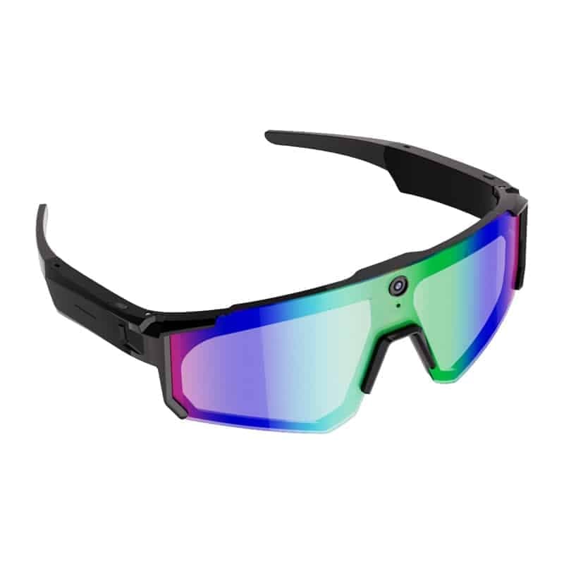 Γυαλιά ηλίου Colmi V06 AI Sports (Μαύρα με μπλε φακούς) 5