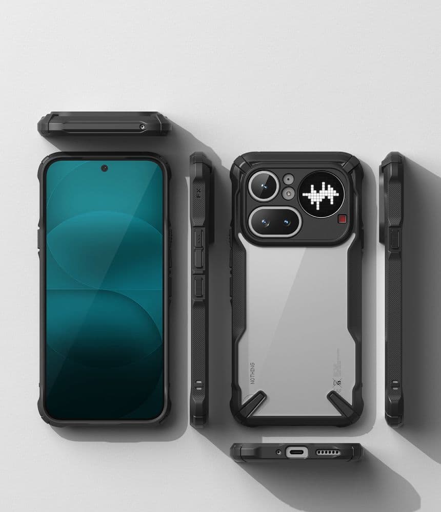 Ringke Fusion X - θήκη για Nothing Phone (4a) Pro - Μαύρο 5