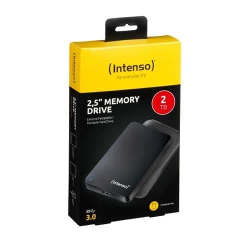 Εξωτερικός σκληρός δίσκος Intenso 2,5" 2TB USB 3.2 με δερμάτινη θήκη, μαύρο EU (6023580)