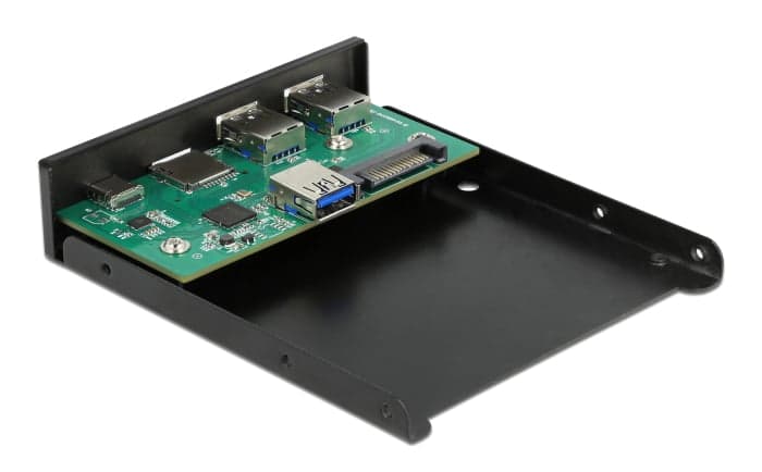 Πρόσοψη DELOCK 64058, 3,5" σε USB-C, 2x USB & SD/Micro SD 2
