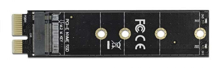 DELOCK Κάρτα Επέκτασης PCI-e σε M.2 Key M 64105, NVMe 2