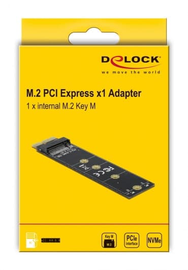 DELOCK Κάρτα Επέκτασης PCI-e σε M.2 Key M 64105, NVMe 6