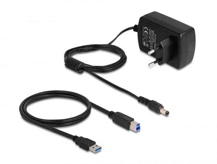 DELOCK docking station για 2.5" ή 3.5" SATA HDD/SSD 64187, 2 θέσεων, 5Gbps, clone/erase function, μαύρο 5