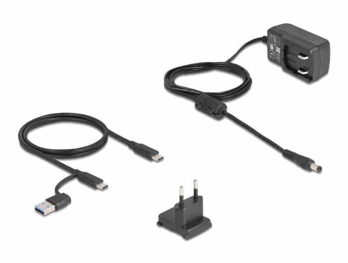 DELOCK docking station για M.2 NVMe/SATA ή 2.5"/3.5" SSD/HDD 64280, 10Gbps, μαύρο 7