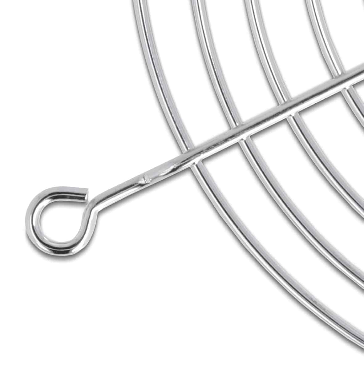 DELOCK σχάρα για 60mm ανεμιστήρα 67305, μεταλλική, ασημί 2
