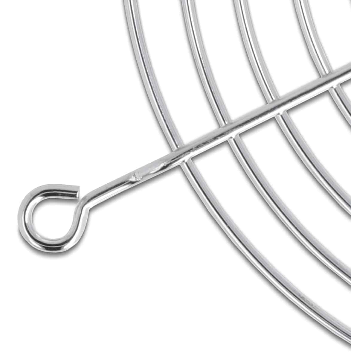 DELOCK σχάρα για 120mm ανεμιστήρα 67308, μεταλλική, ασημί 2