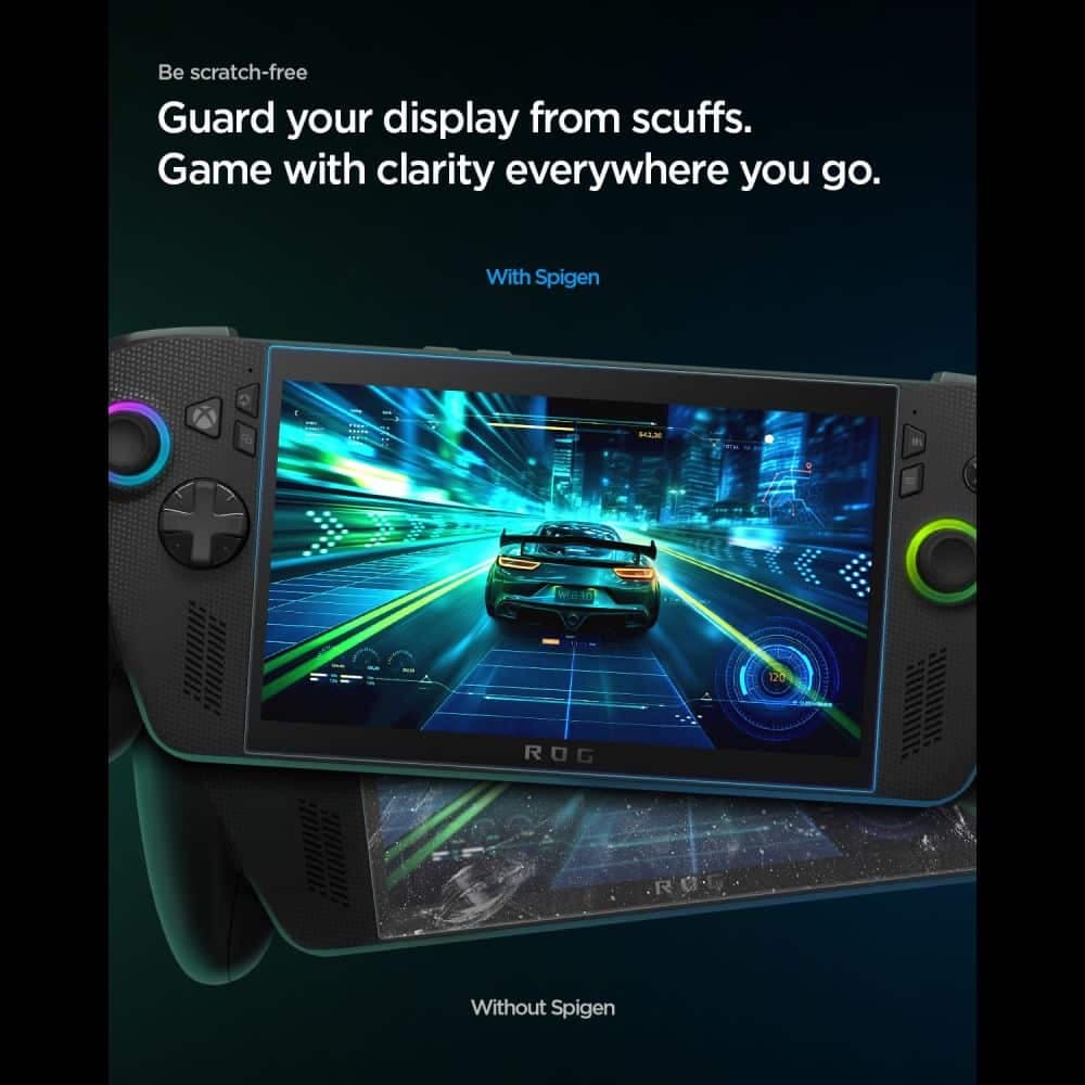 Σκληρυμένο γυαλί SPIGEN GLAS.TR SLIM 2 τεμαχίων ROG ALLY / ALLY X 2023-2025 / MSI CLAW 7 AI+ ΔΙΑΦΑΝΕΣ 6