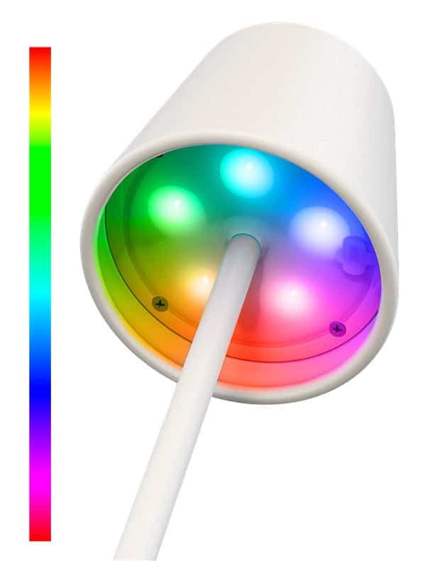 GOOBAY επιτραπέζιο φωτιστικό 73928, RGB, επαναφορτιζόμενο, λευκό 3