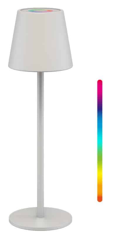 GOOBAY επιτραπέζιο φωτιστικό 73928, RGB, επαναφορτιζόμενο, λευκό 4