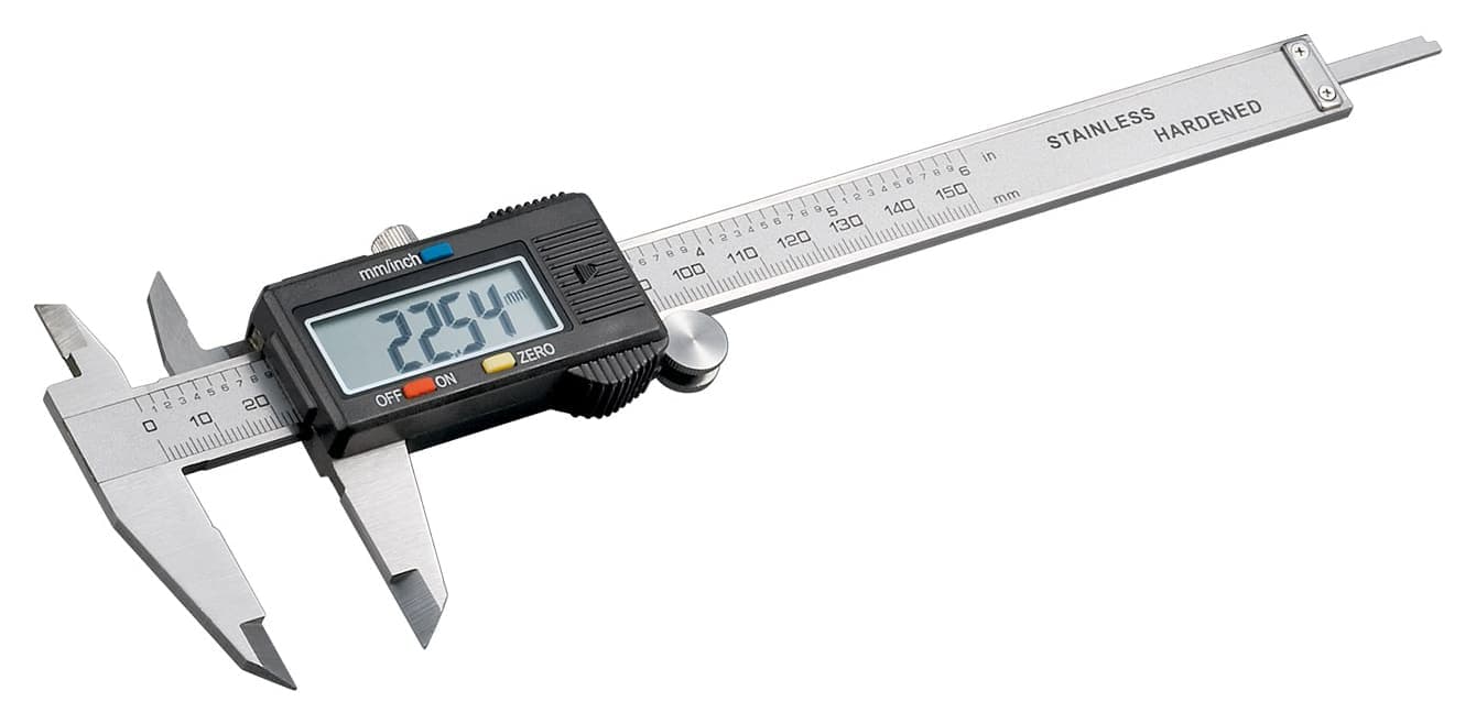 GOOBAY ψηφιακό παχύμετρο 77001, 150cm/6", ασημί 3