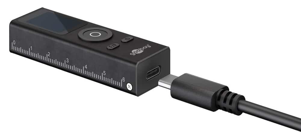 GOOBAY laser μετρητής απόστασης 77834, επαναφορτιζόμενος, έως 30m 11