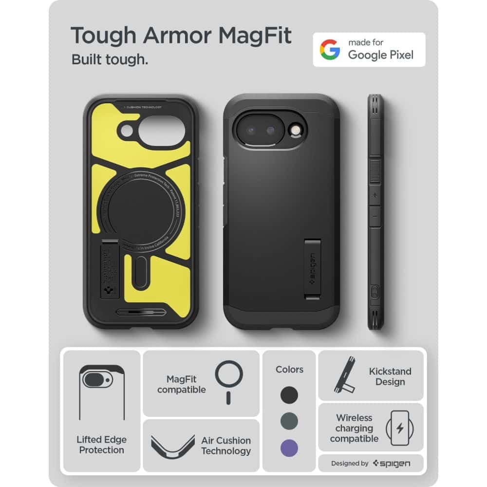 Spigen Tough Armor - θήκη για Google Pixel 10a - Μαύρο 7