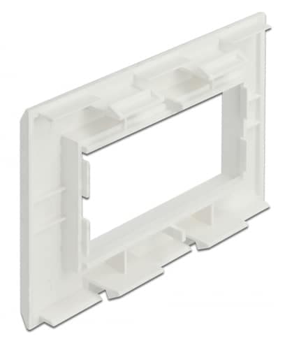DELOCK module βάση πρίζας Easy 45 81316, 130 x 80 mm, λευκό 3