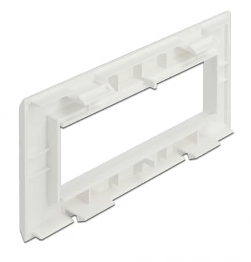 DELOCK module βάση πρίζας Easy 45 81317, 175x80mm, λευκό 3