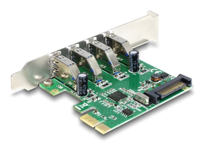 DELOCK κάρτα επέκτασης PCI Express x1 σε 4x USB 89360, 5 Gbps 3