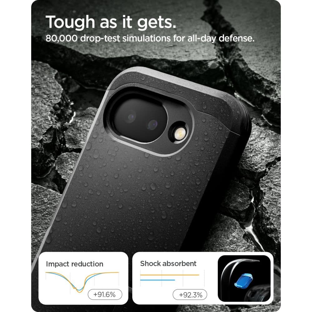 Spigen Tough Armor - θήκη για Google Pixel 10a - Μαύρο 11