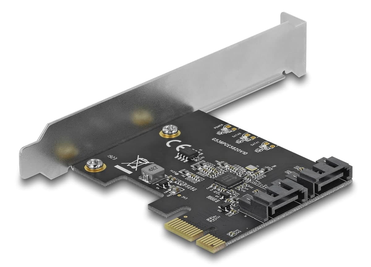 DELOCK κάρτα επέκτασης PCIe σε 2x SATA 90431, 6Gb/s 3