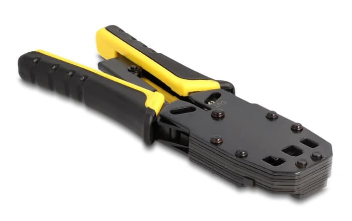 DELOCK πρέσα ακροδεκτών 90523 για καλώδια δικτύου RJ50/RJ45/RJ12/RJ11 3