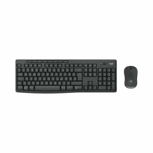 Ασύρματο πληκτρολόγιο Logitech DE (QWERTZ) και ποντίκι MK370 Μαύρο EU (920-012065)