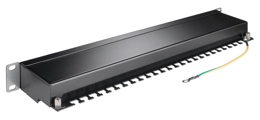 Πίνακας σύνδεσης GOOBAY 93048 19"/1U, 24 θύρες, CAT 6 STP, μαύρo 3