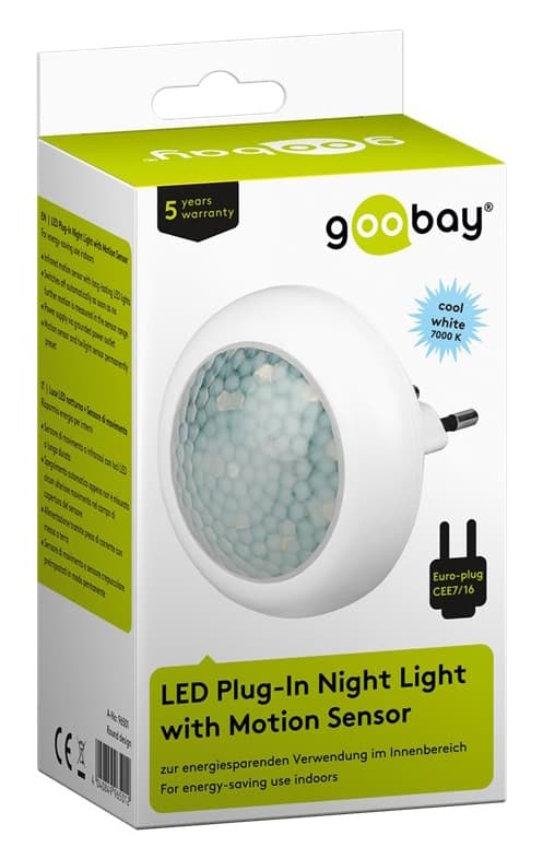 GOOBAY LED φωτιστικό 96501 με ανιχνευτή κίνησης, 6500K, 40lm, IP20 2
