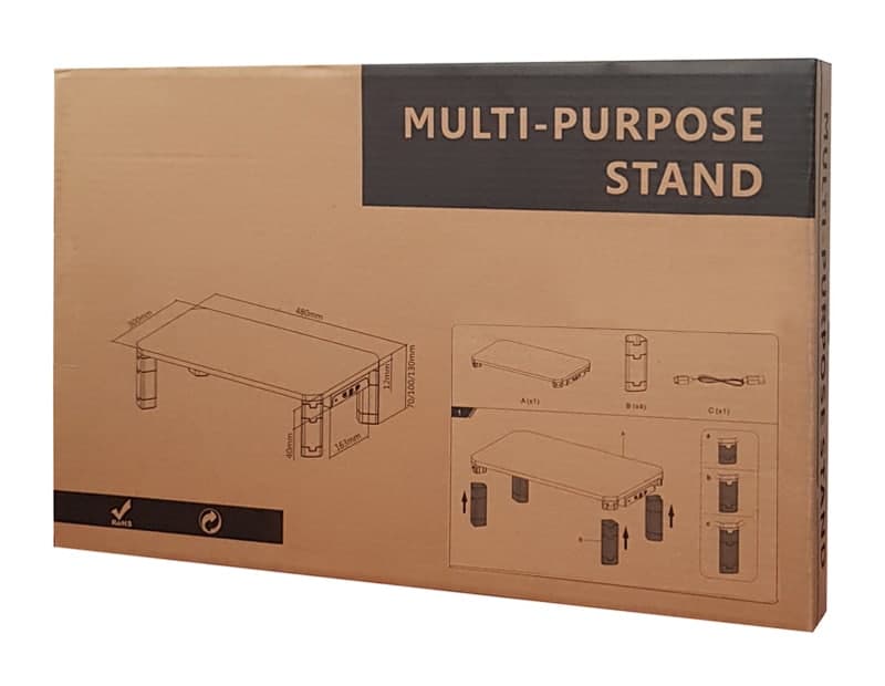 BRATECK επιτραπέζια βάση οθόνης/laptop AMS-6, 17-32", έως 20kg 6