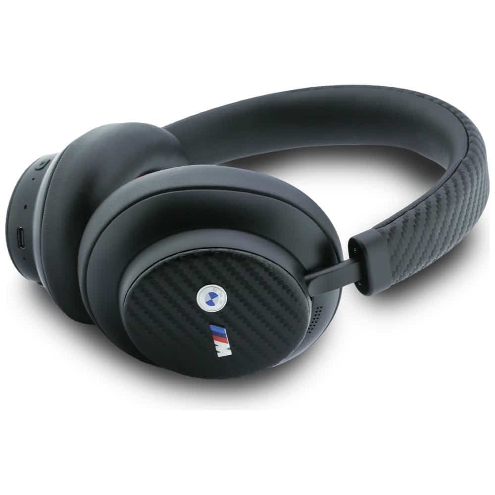Ακουστικά BMW M με μεταλλικό λογότυπο Bluetooth ENC σε μαύρο χρώμα 2