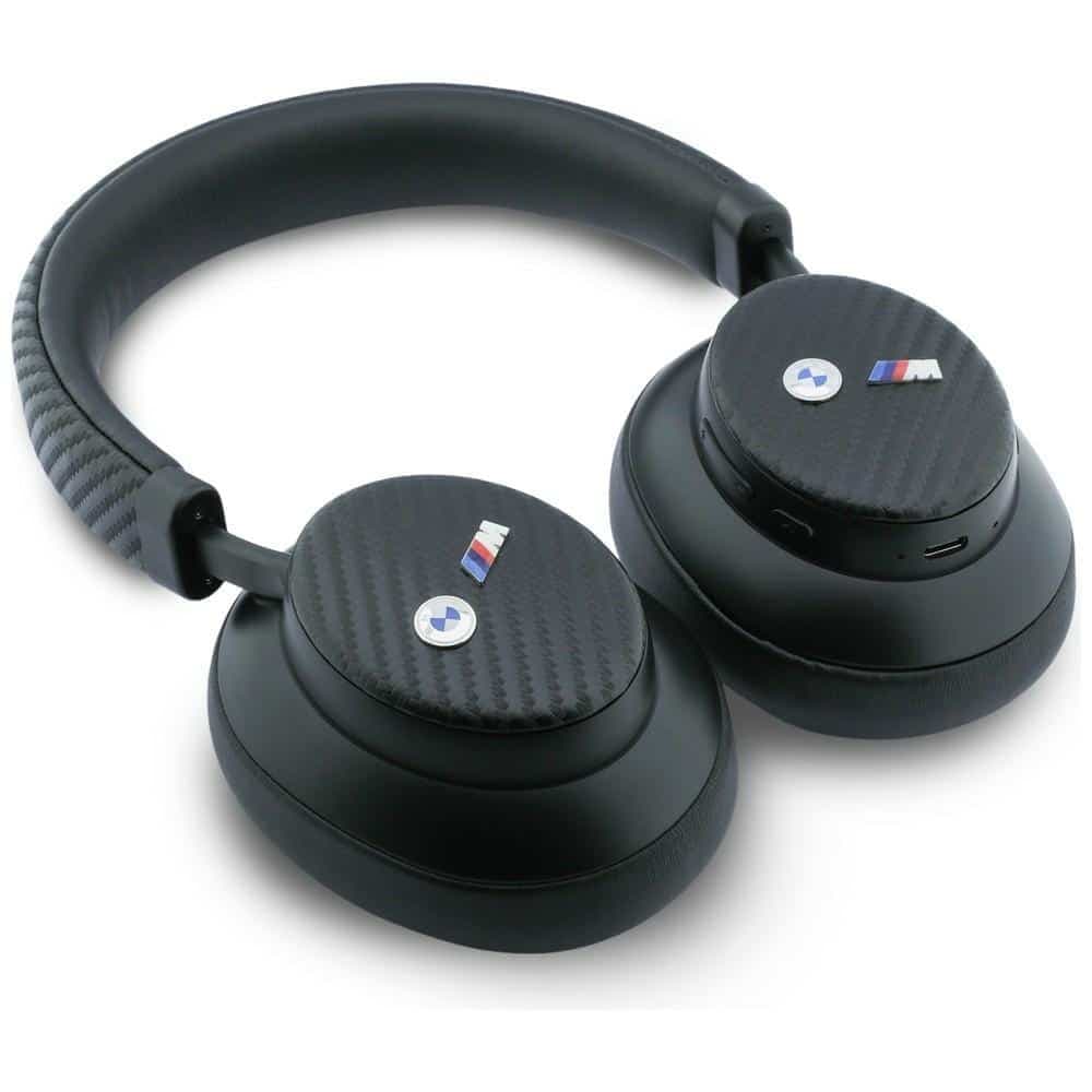 Ακουστικά BMW M με μεταλλικό λογότυπο Bluetooth ENC σε μαύρο χρώμα 4