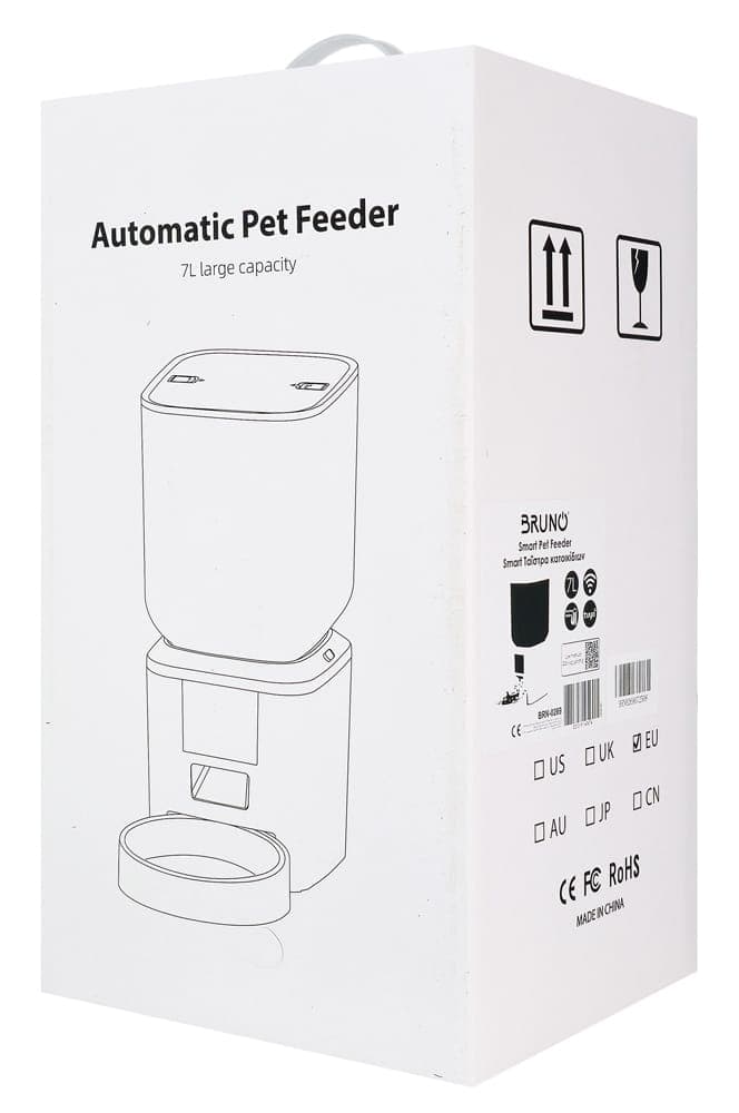 BRUNO smart ταΐστρα κατοικίδιων BRN-0269, 7L, WiFi, λευκή 9
