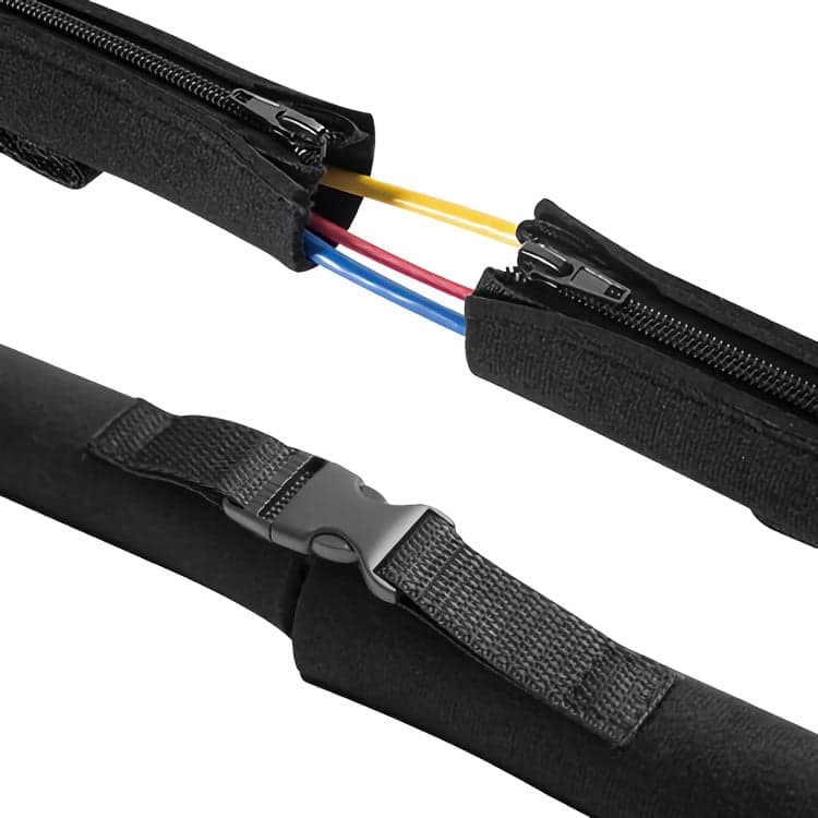 BRATECK κάλυμμα καλωδίων τύπου Flex Wrap CC15-1, με φερμουάρ, Φ30cm x1m 2