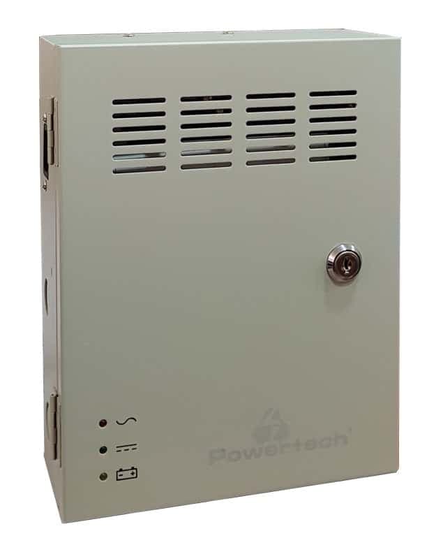 POWERTECH τροφοδοτικό CP1209-10A-B για CCTV-Alarm, DC12V 10A, 9 κανάλια 2
