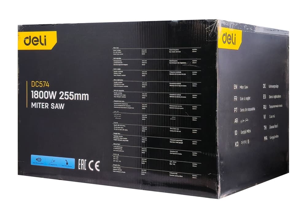 DELI φαλτσοπρίονο ρεύματος DC574, 1800W 4