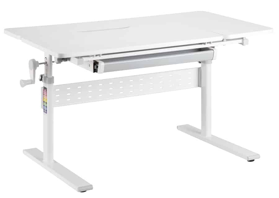 BRATECK παιδικό γραφείο E603, ρυθμιζόμενο, 100x60x54~76cm, λευκό