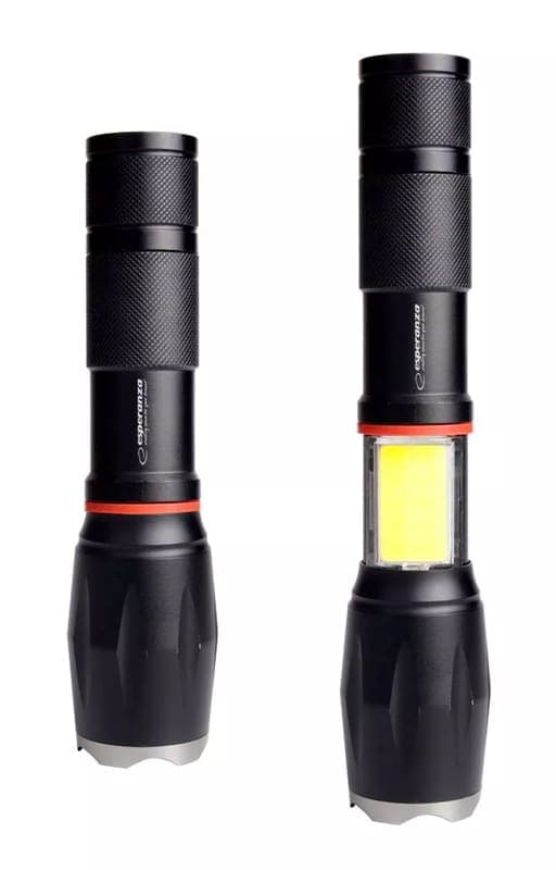ESPERANZA φορητός φακός LED EOT070, 250lm, IPX3, zoom, με μαγνήτη, μαύρος 2