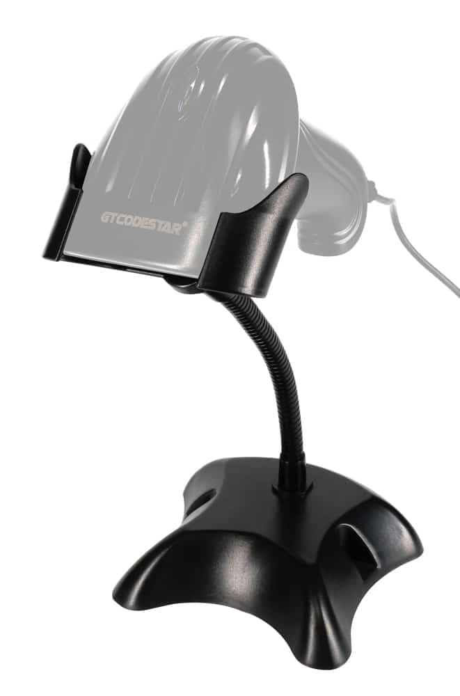GTCODESTAR βάση για barcode scanner GTC-STAND, εύκαμπτος μεταλλικός βραχίονας, μαύρη