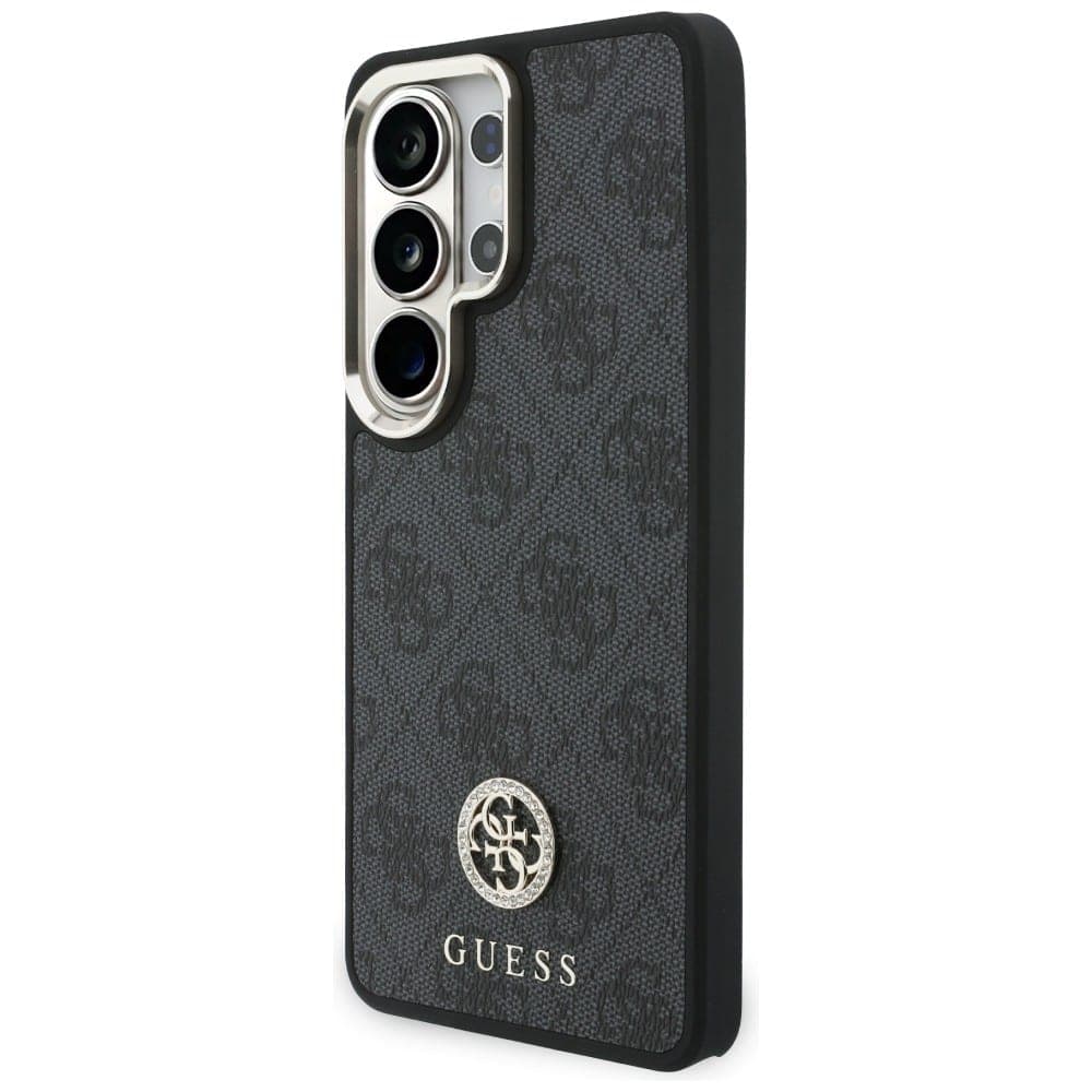 Guess 4G Big Rhinestone Triangle Strap - θήκη για Samsung Galaxy S26 Ultra - Μαύρο 2