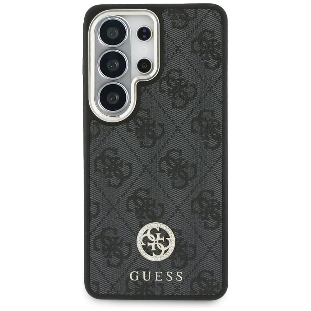 Guess 4G Big Rhinestone Triangle Strap - θήκη για Samsung Galaxy S26 Ultra - Μαύρο 3