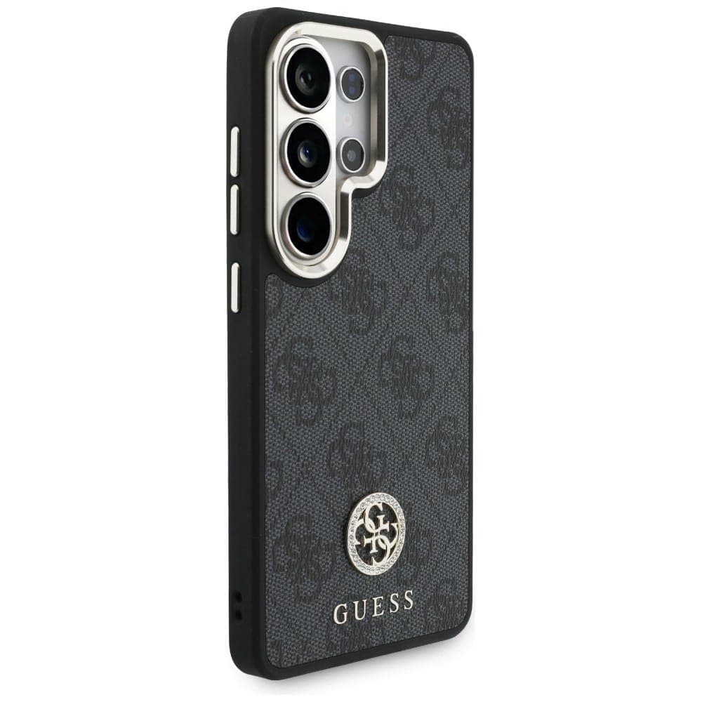 Guess 4G Big Rhinestone Triangle Strap - θήκη για Samsung Galaxy S26 Ultra - Μαύρο 4