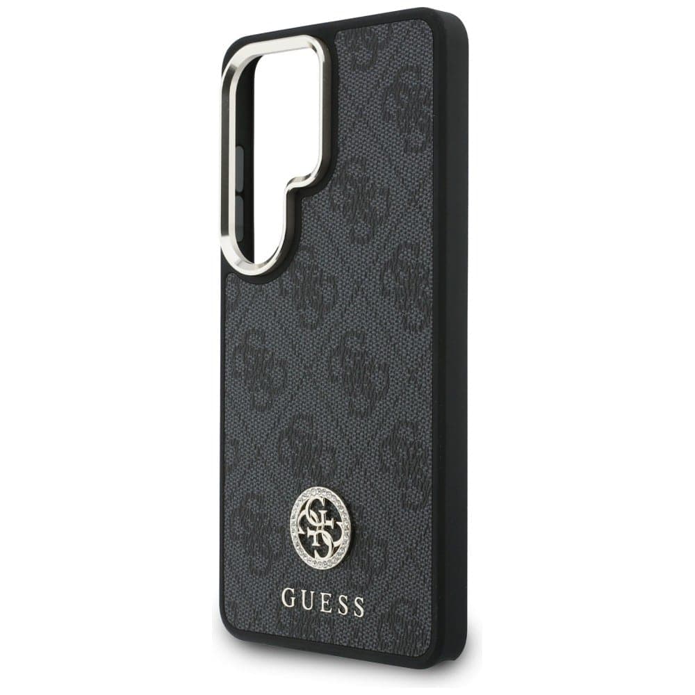 Guess 4G Big Rhinestone Triangle Strap - θήκη για Samsung Galaxy S26 Ultra - Μαύρο 6